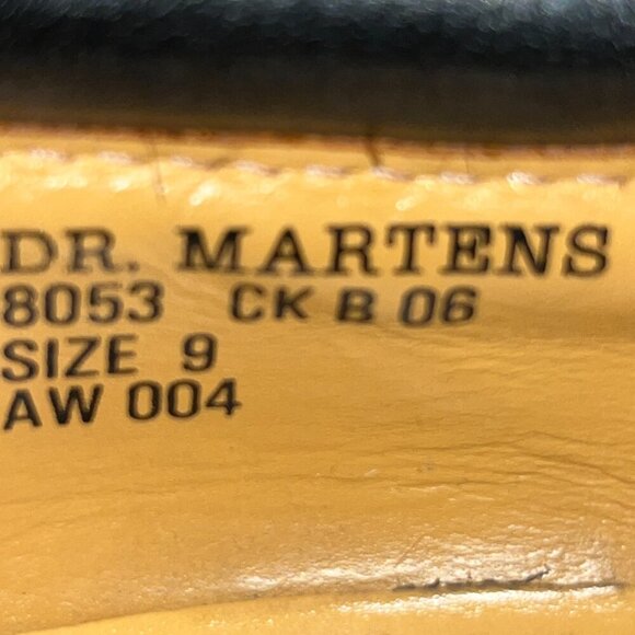Vintage DR, MARTENS #8053 Made in England Black 5 Eyelet Oxford Shoes Men's UK 9 - Picture 5 of 12